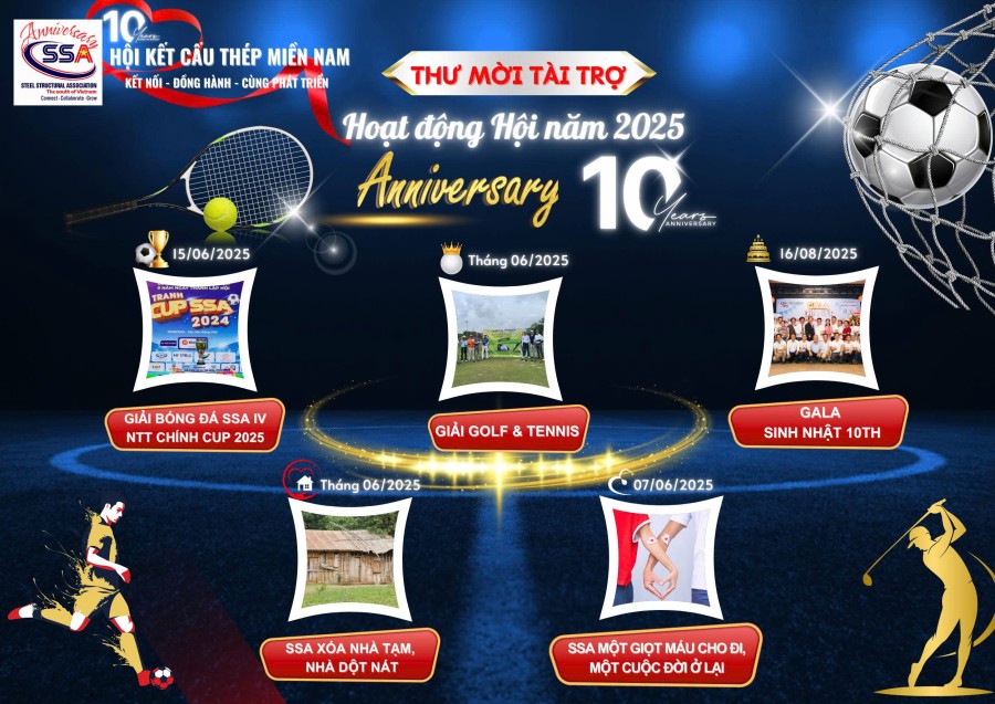 HOẠT ĐỘNG HỘI NĂM 2025 - HƯỚNG ĐẾN CHÀO MỪNG SINH NHẬT HỘI SSA 10TH