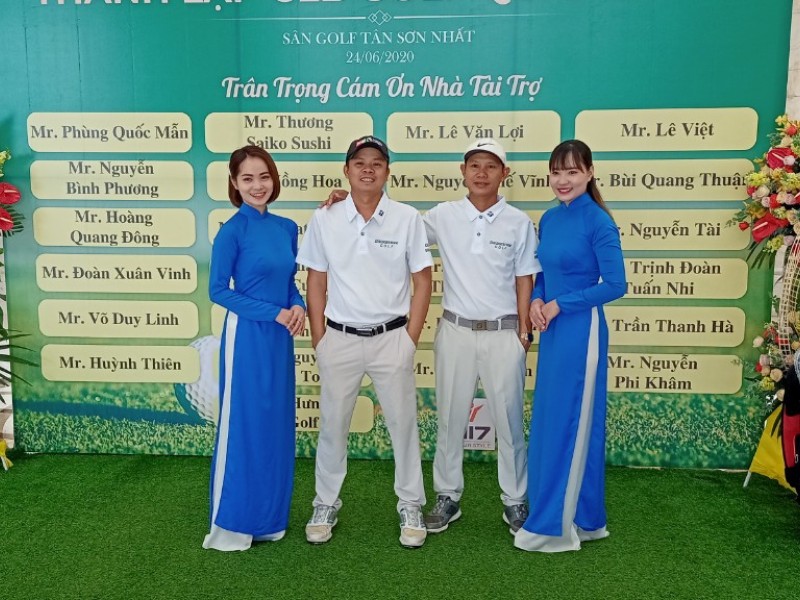 Minh Việt Sơn tham dự và tài trợ giải Golf "thành lập CLB...