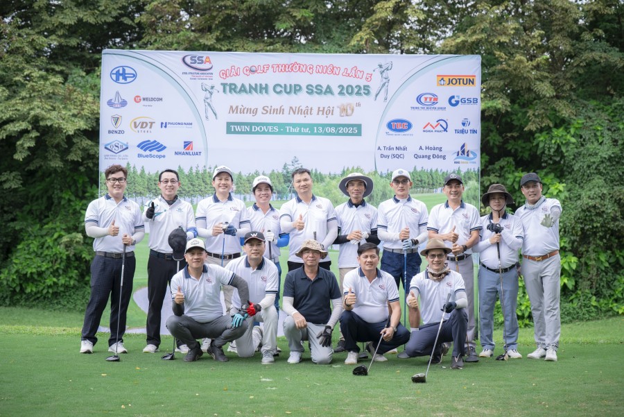 GIẢI GOLF MỪNG SINH NHẬT SSA LẦN THỨ 10 "TRANH CÚP SSA 2025 – GẮN KẾT & BỨT PHÁ"