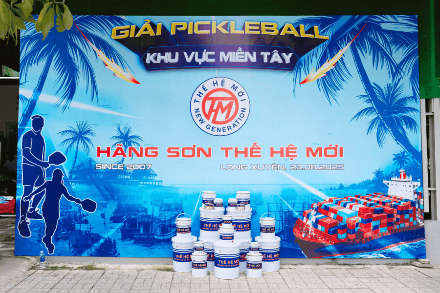 Sơn Thế Hệ Mới Tổ Chức Thành Công “Giải Pickleball & Hội Nghị Nhà Phân Phối Khu Vực Miền Tây 2025”