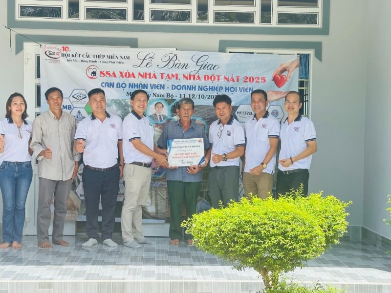 LỄ BÀN GIAO CHƯƠNG TRÌNH XÓA NHÀ TẠM, NHÀ DỘT NÁT 2025