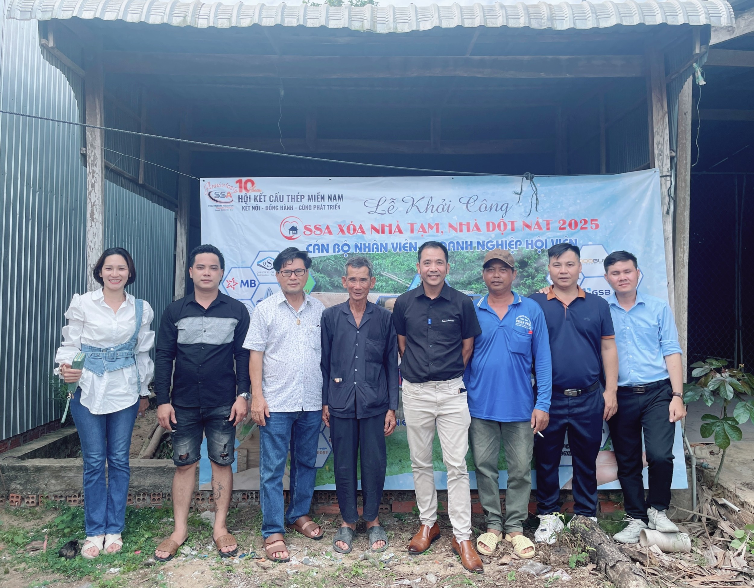 HÀNH TRÌNH "SSA XOÁ NHÀ TẠM, NHÀ DỘT NÁT 2025" THÀNH CÔNG TỐT ĐẸP!